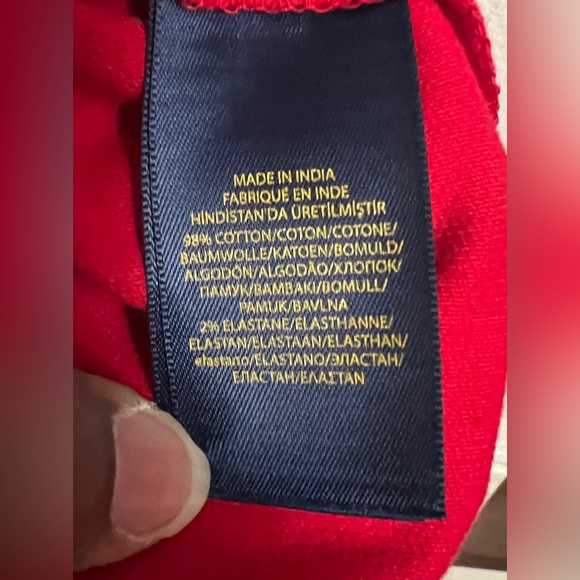 Polo by Ralph Lauren Long sleeves Polo Dress for Girls Big Kids XL (16) Red - Picture 10 of 11